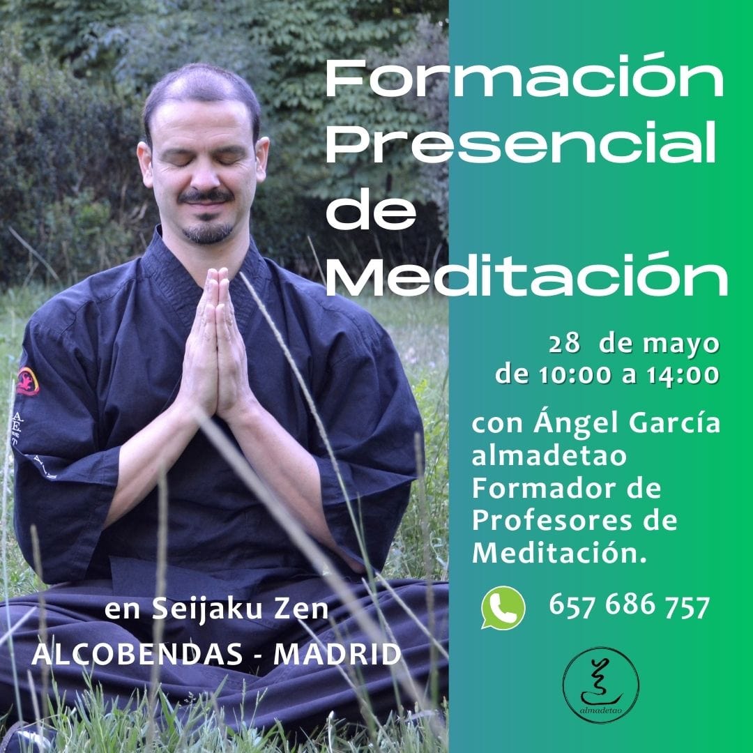 Formación integral Angel García. Profesor de instructores de meditación. www.almadetao.com